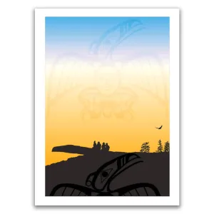 Raven Sunset Limited Edition Print