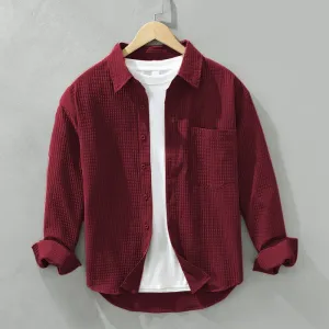 Redefine Your Look with Our Exclusive Maroon Shirt