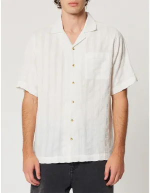 ROLLAS - Bowler Seersucker Shirt - Vintage White