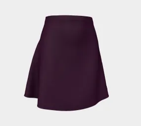 Royal Purple Flare Skirt