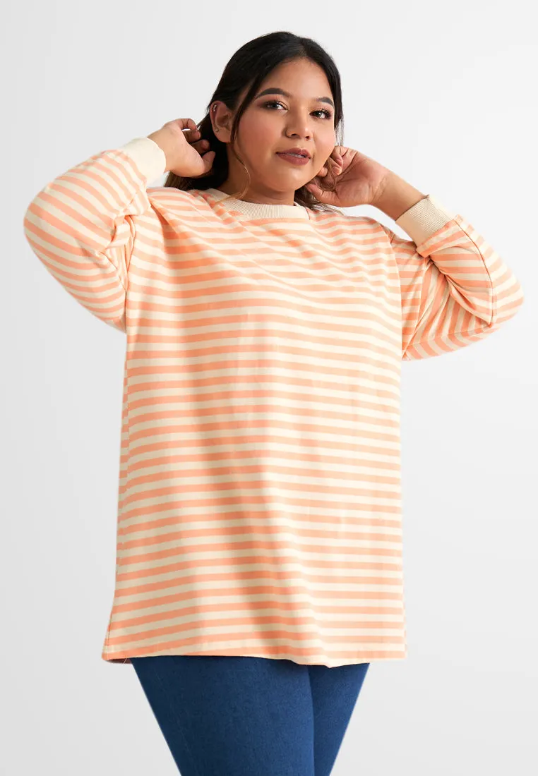 Ruby Thick Stripe Crew Neck Jumper