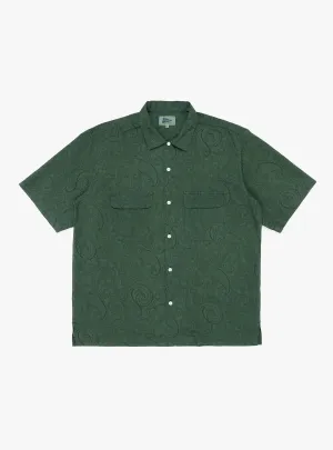 Sam Paisley Short Sleeve Shirt Green