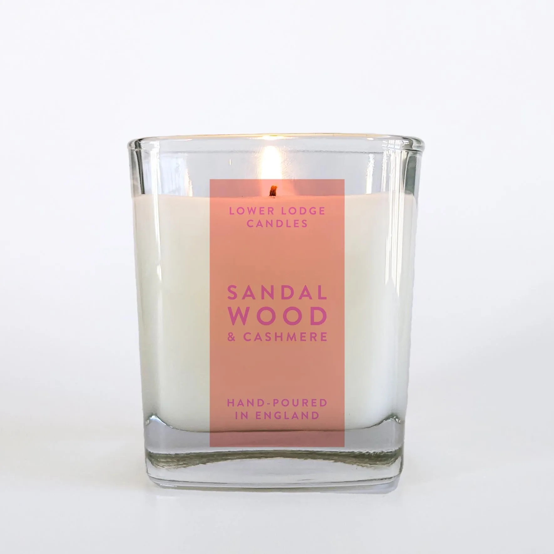 Sandalwood and Cashmere Scented Home Candle