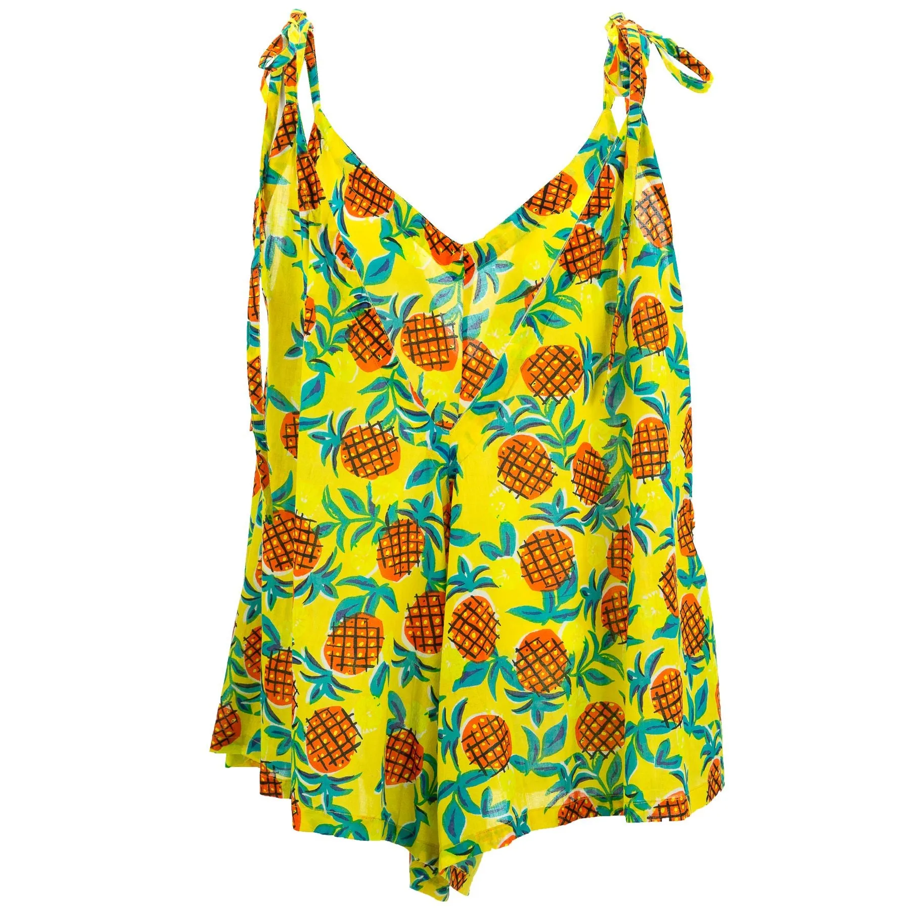 Short Jumpsuit - Pineapple Summer