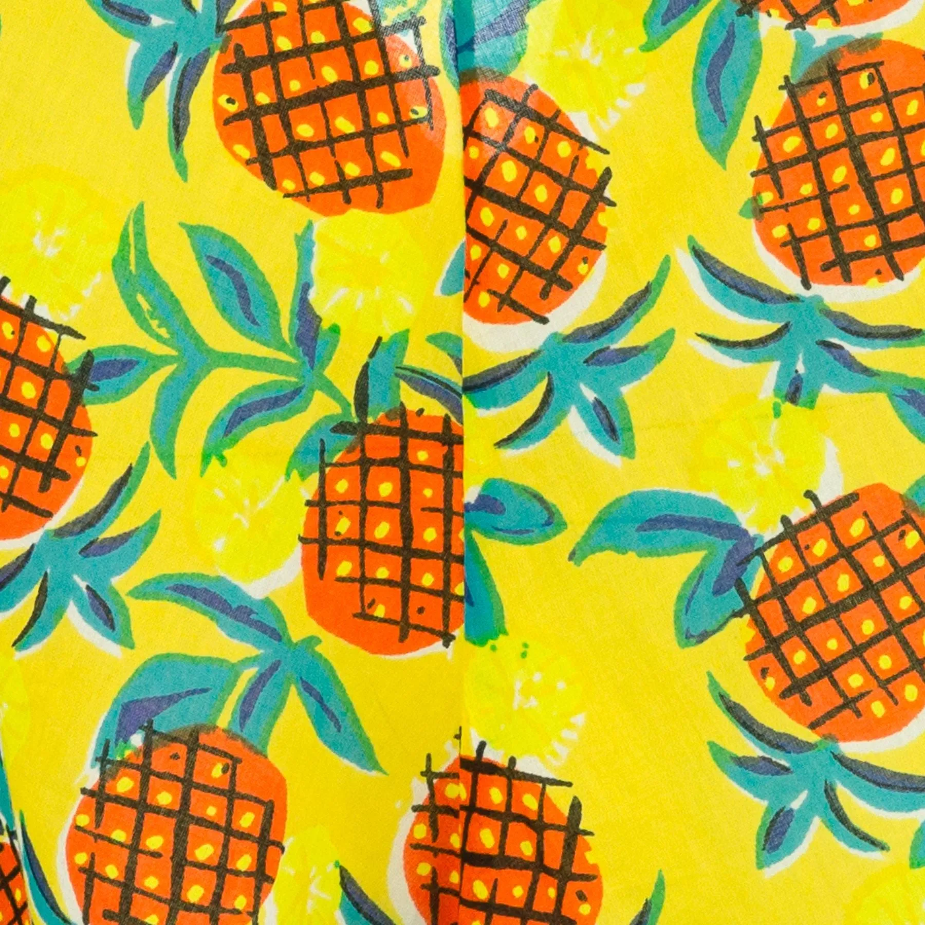 Short Jumpsuit - Pineapple Summer