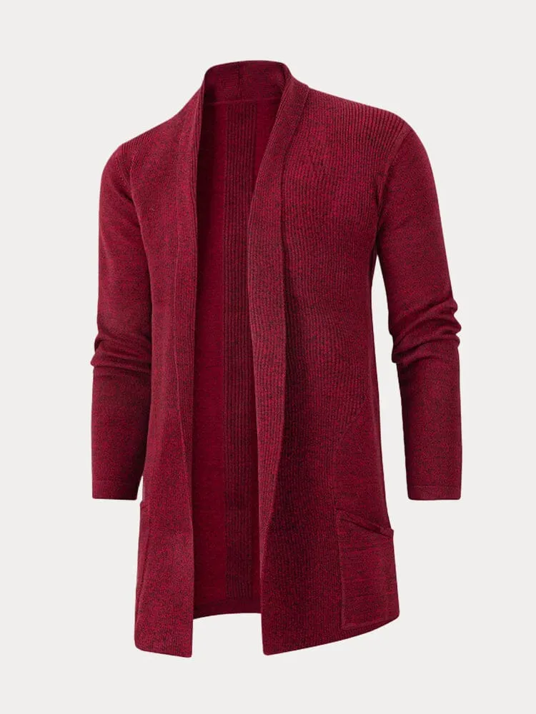 Slim Fit Long Knit Cardigan