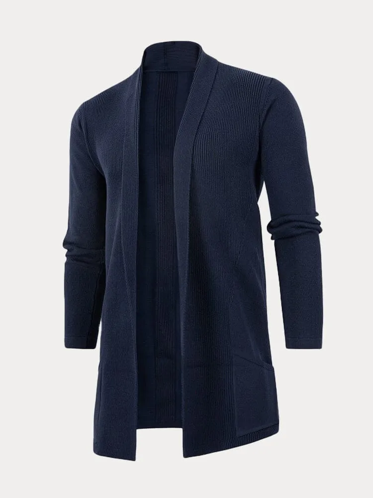 Slim Fit Long Knit Cardigan