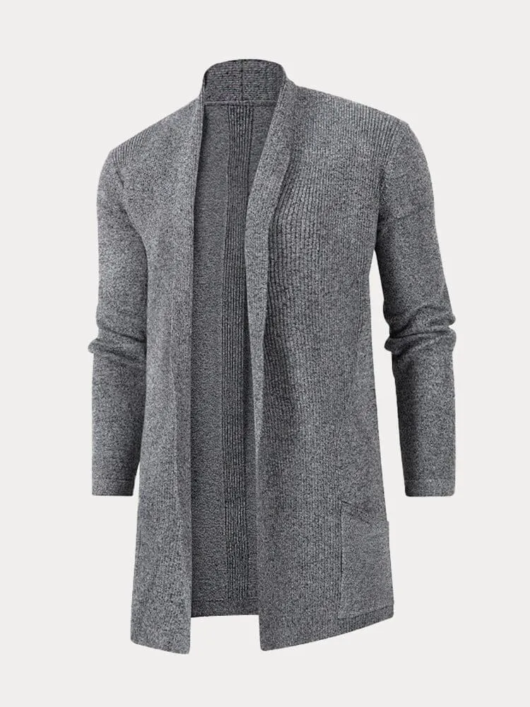 Slim Fit Long Knit Cardigan