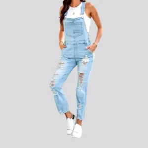 Slim women's jeans overall