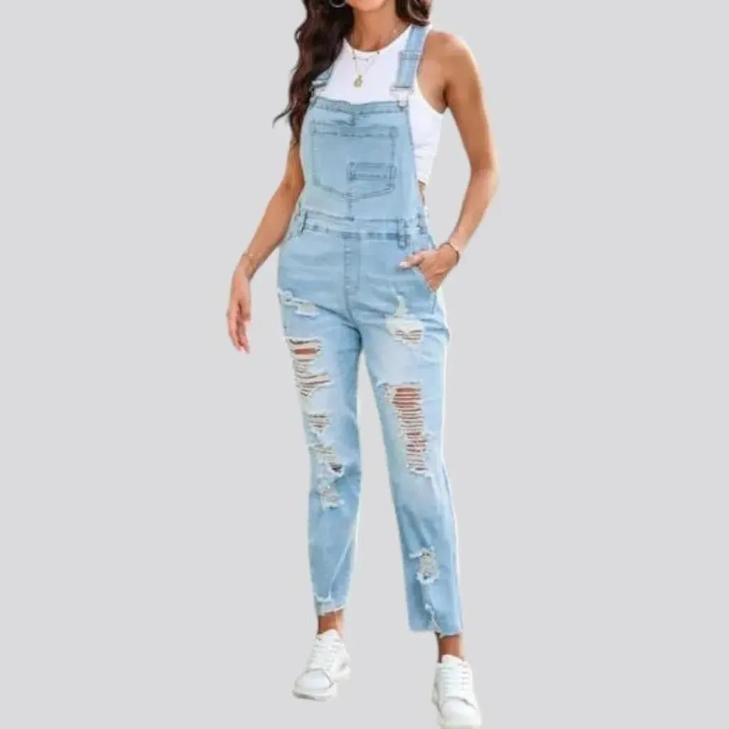 Slim women's jeans overall