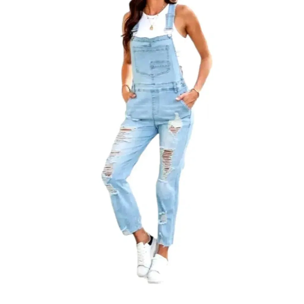 Slim women's jeans overall