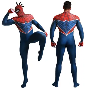 Spider-Man Punk Hobart Brown Cosplay Costume Jumpsuit Across the Spider-Verse Edition