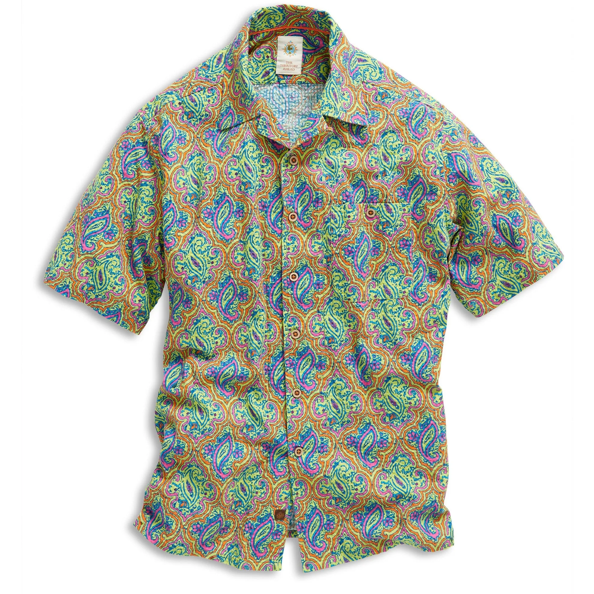 Strange Trip Paisley Short-Sleeve Shirt