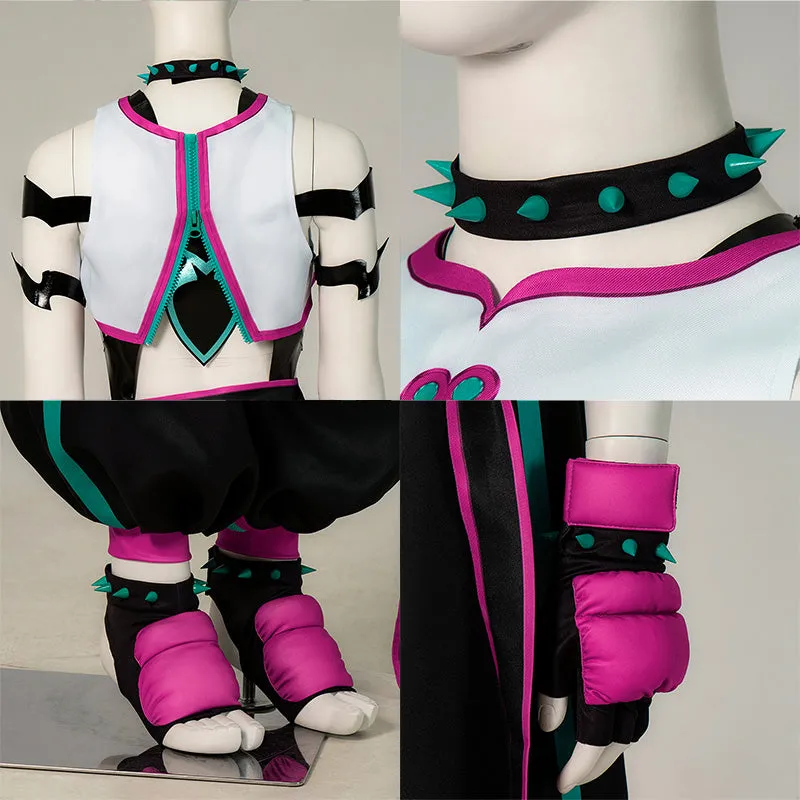 Street Fighter 6 Juri Han B Edition Cosplay Costume