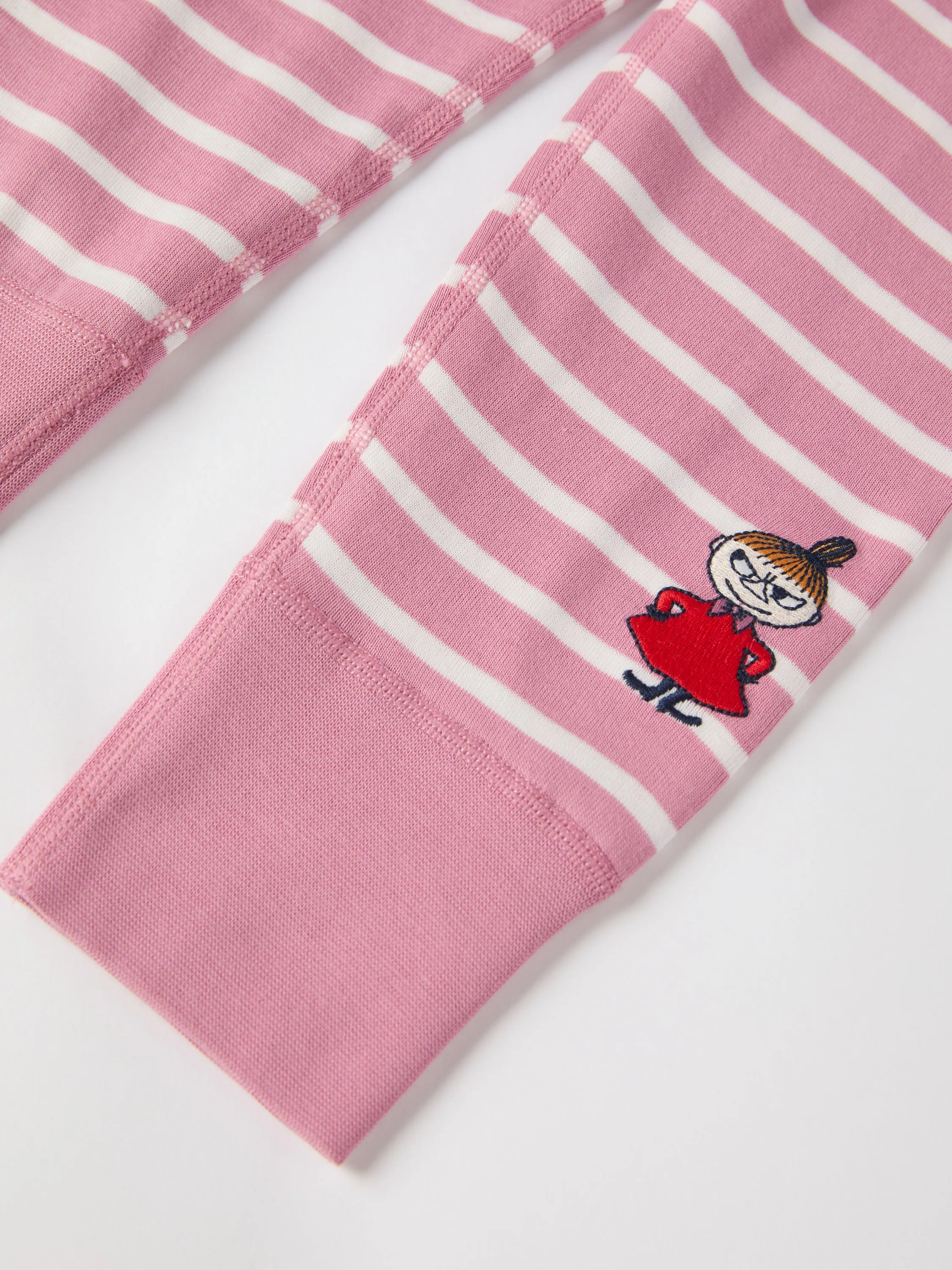 Striped Moomin Appliqué Kids Top