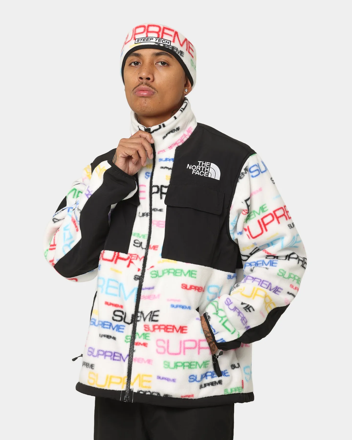 Supreme Supreme X The North Face Tech Fleece Jacket White