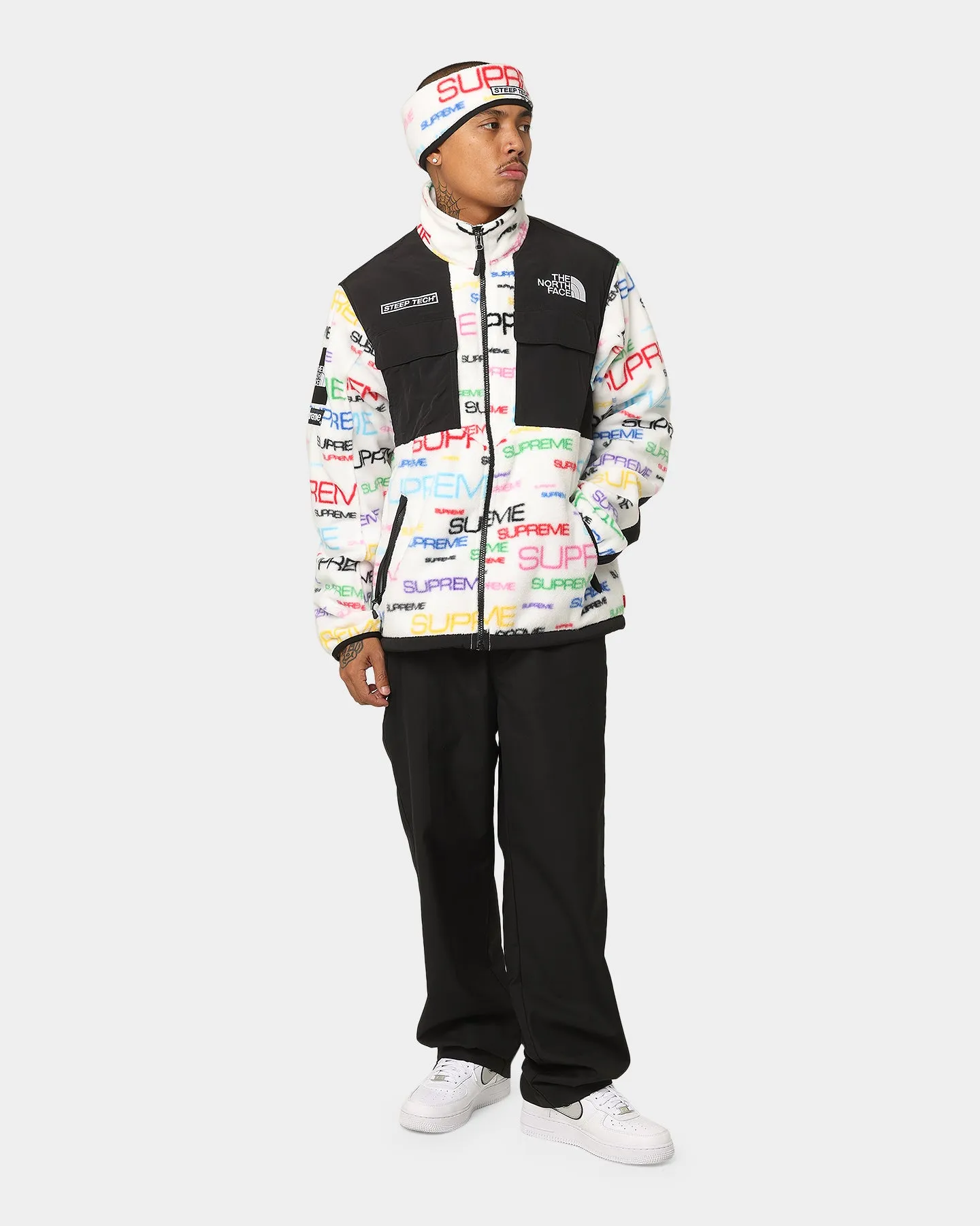 Supreme Supreme X The North Face Tech Fleece Jacket White