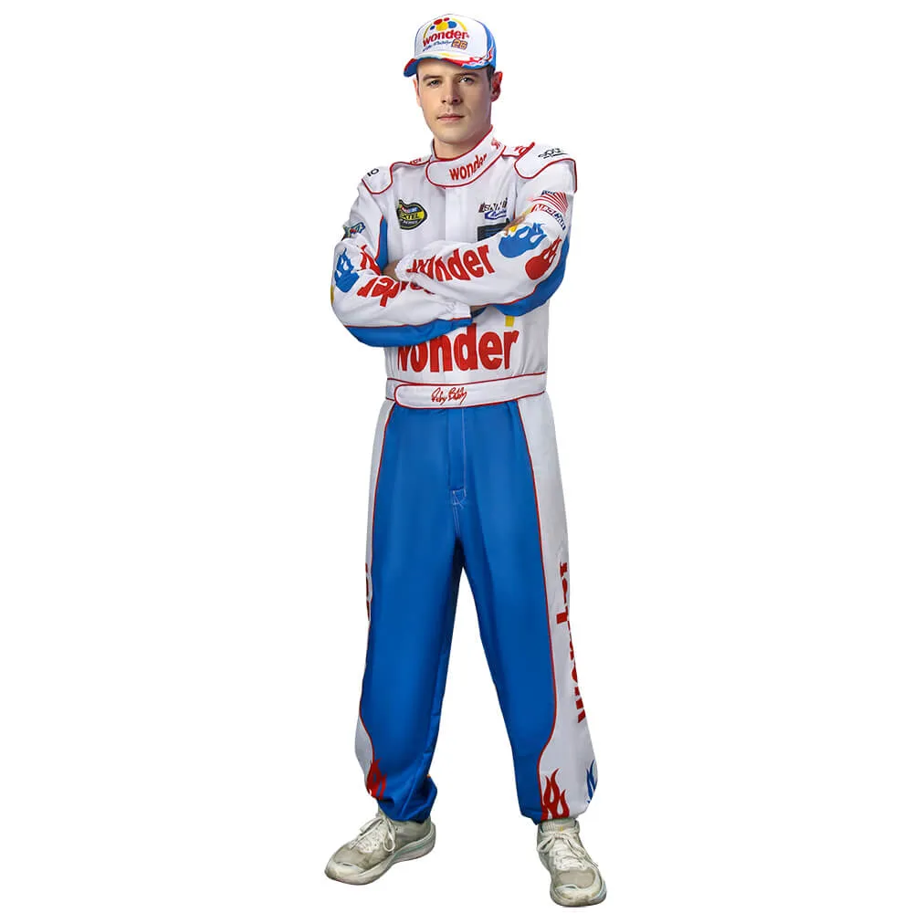 Talladega Nights The Ballad of Ricky Bobby Nascar Cosplay Costume Printed Style (Ready to Ship)