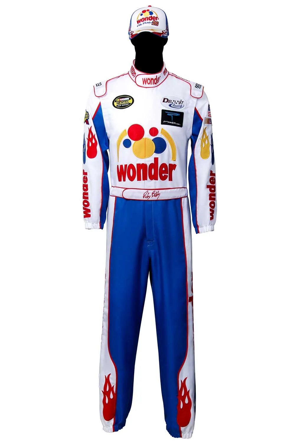 Talladega Nights The Ballad of Ricky Bobby Nascar Cosplay Costume(Ready to Ship)