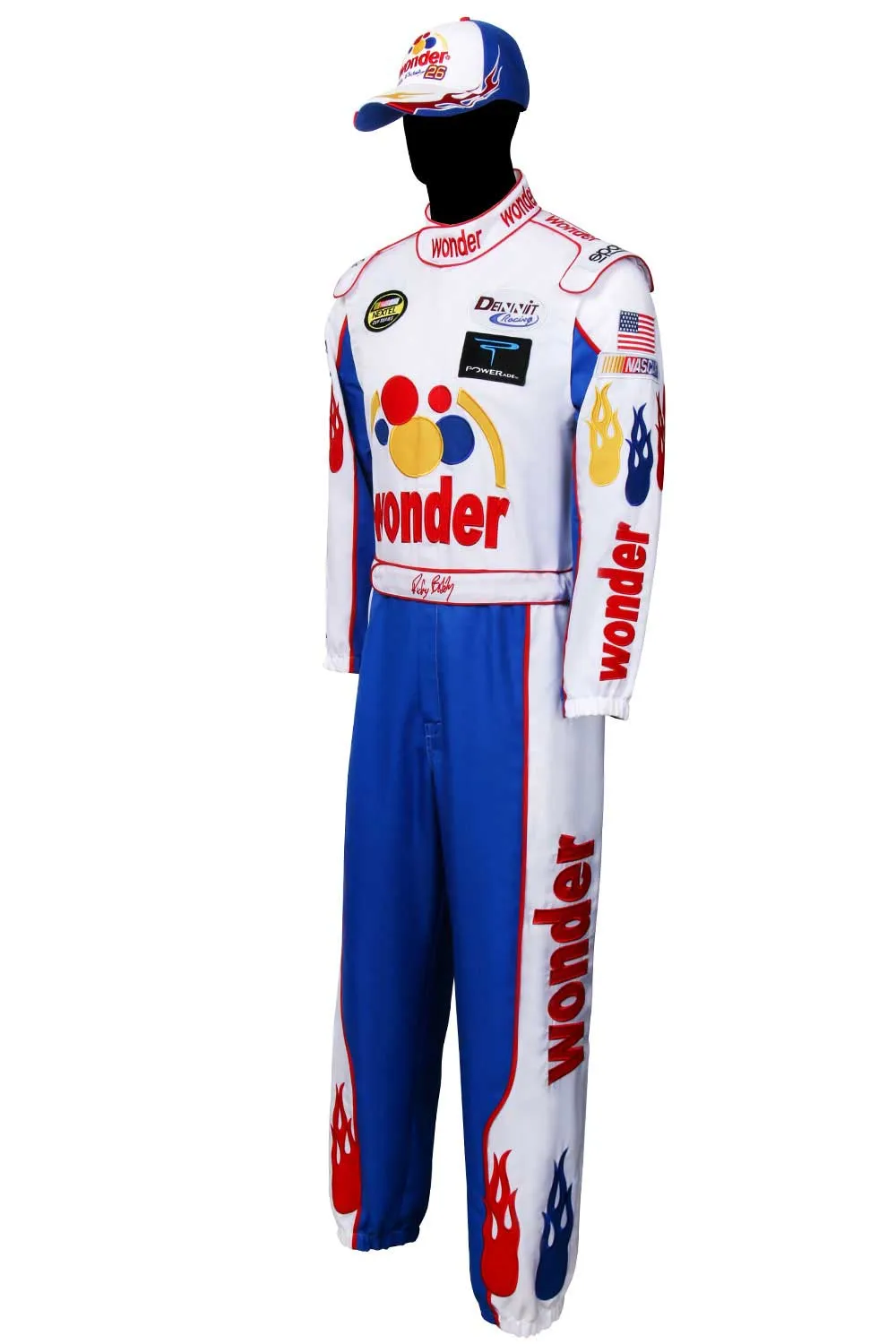 Talladega Nights The Ballad of Ricky Bobby Nascar Cosplay Costume(Ready to Ship)