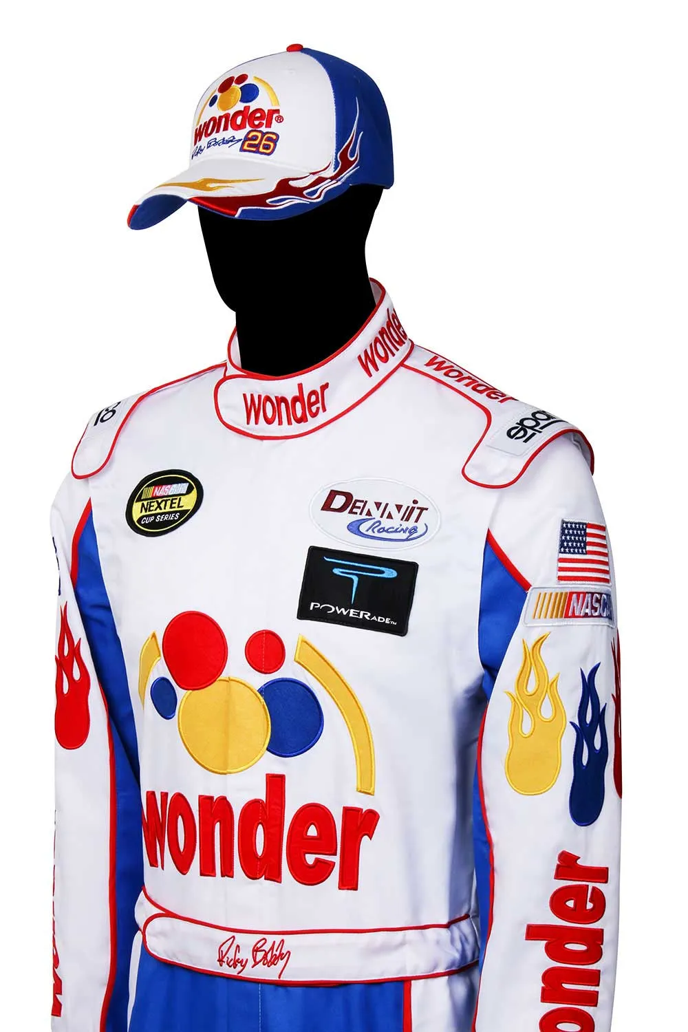 Talladega Nights The Ballad of Ricky Bobby Nascar Cosplay Costume(Ready to Ship)