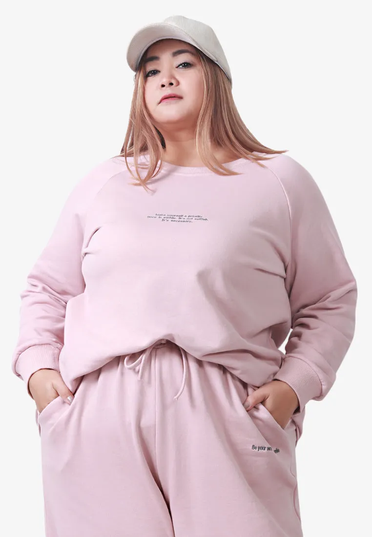 Tera Premium Staycation Jumper - Light Pink