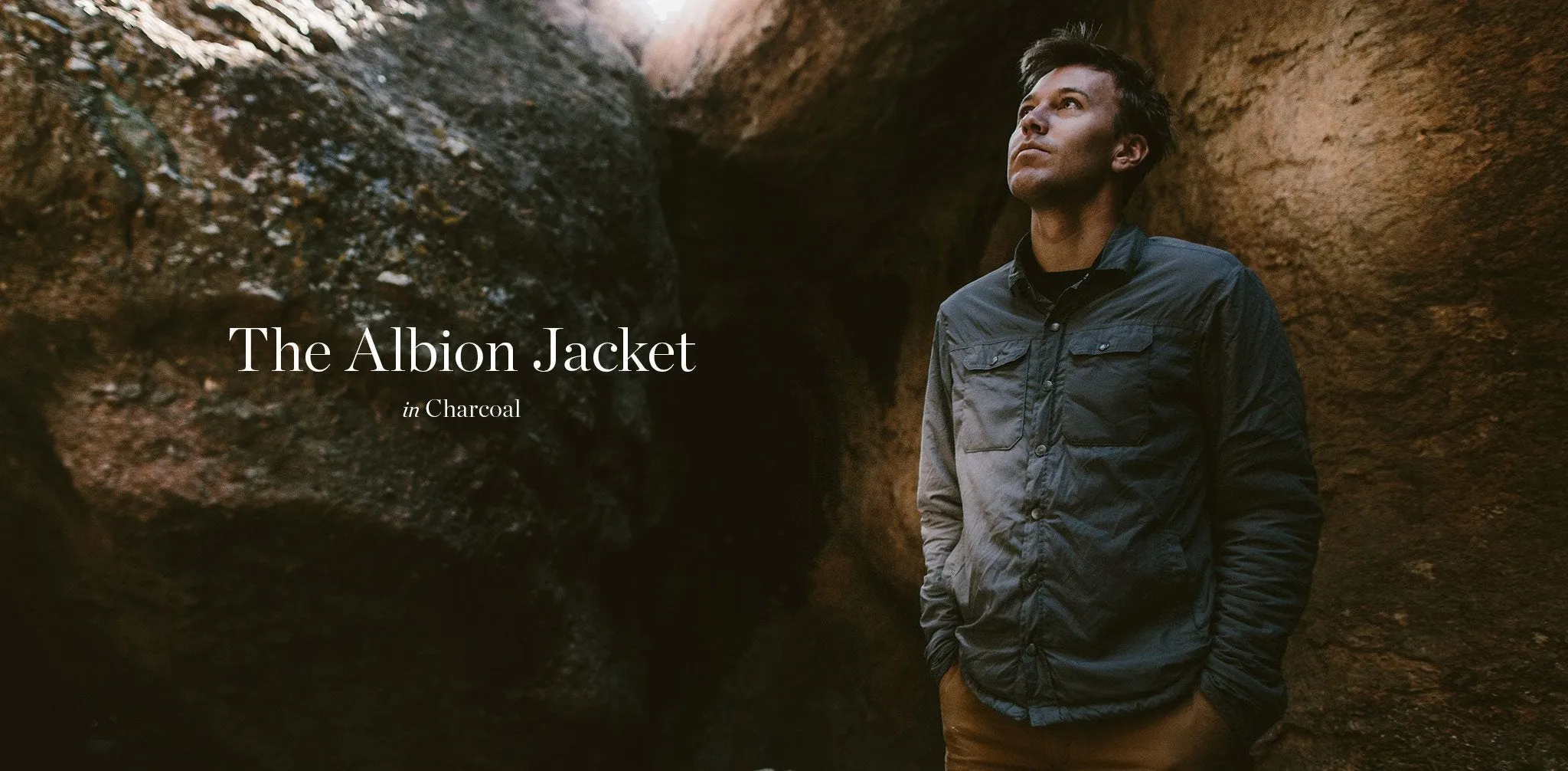 The Albion Jacket in Charcoal