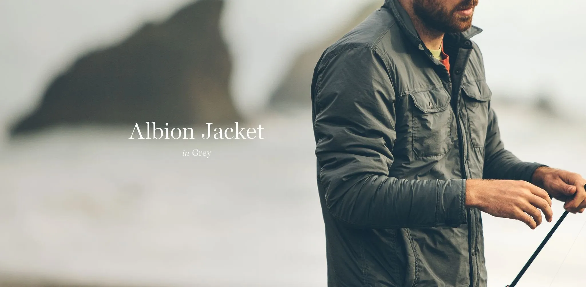 The Albion Jacket in Grey