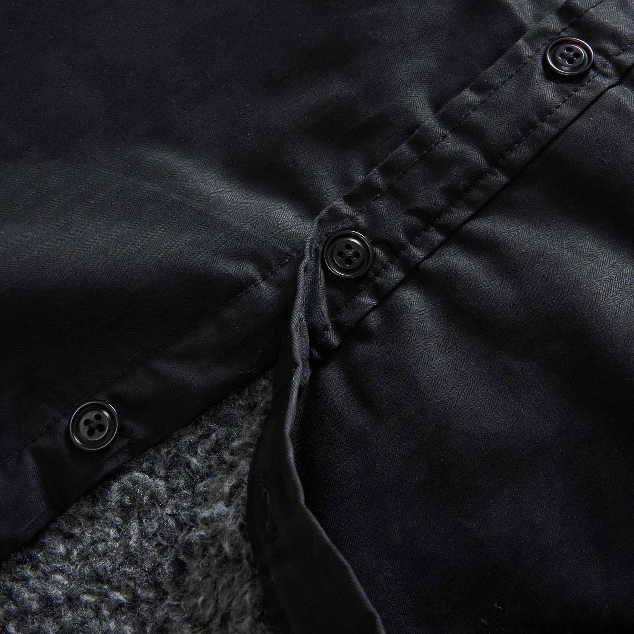 The Fender Jacket in Coal Dry Wax