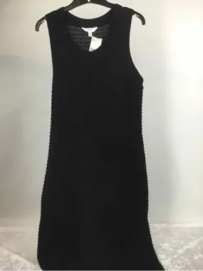 Time & Tru Size XL Black Knit Sleeveless Dress