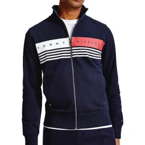 Tommy Hilfiger - Logo Zip-Through Sweatshirt Jacket - Desert Sky