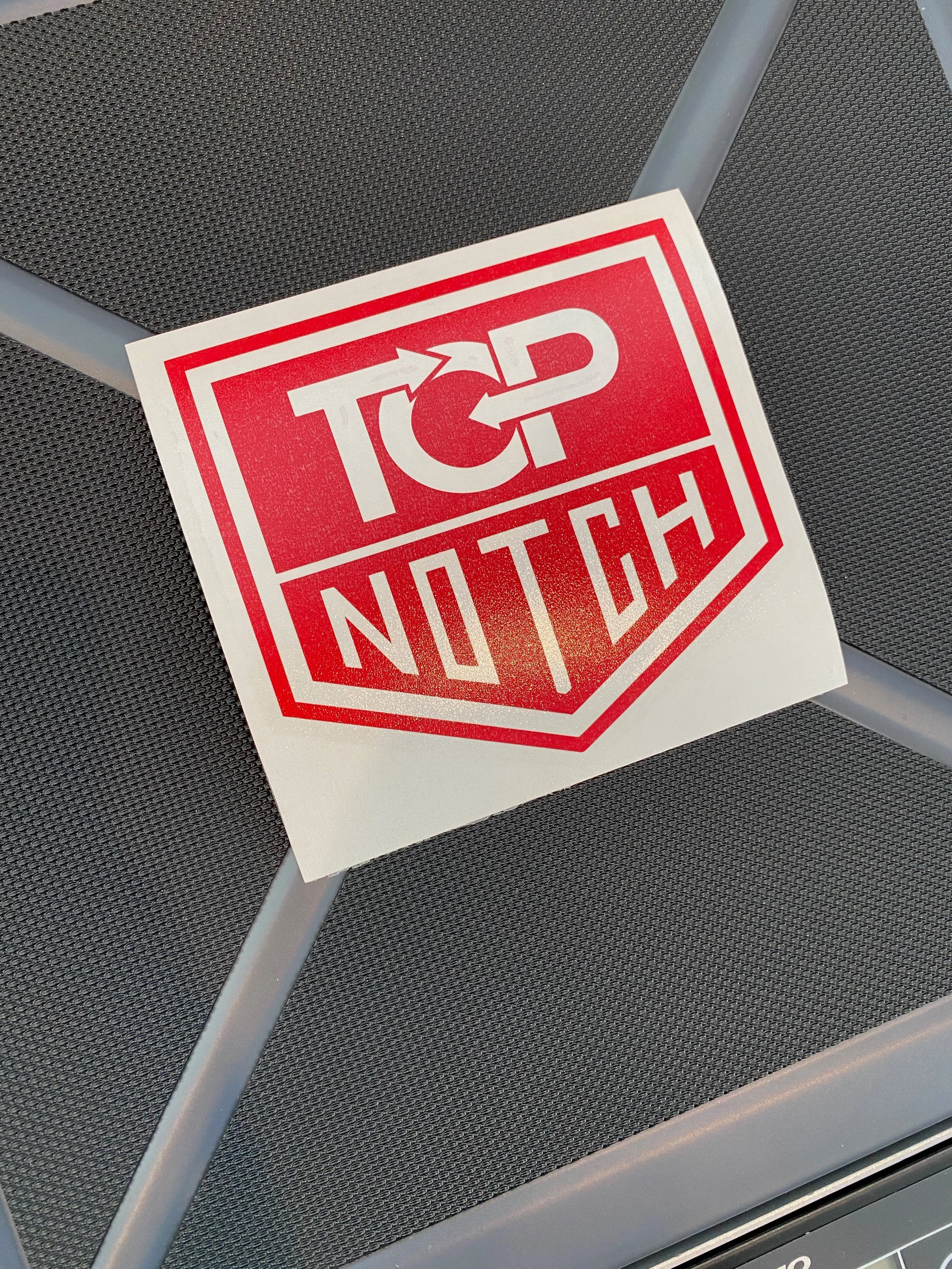 TOP NOTCH SHIELD LOGO STICKERS