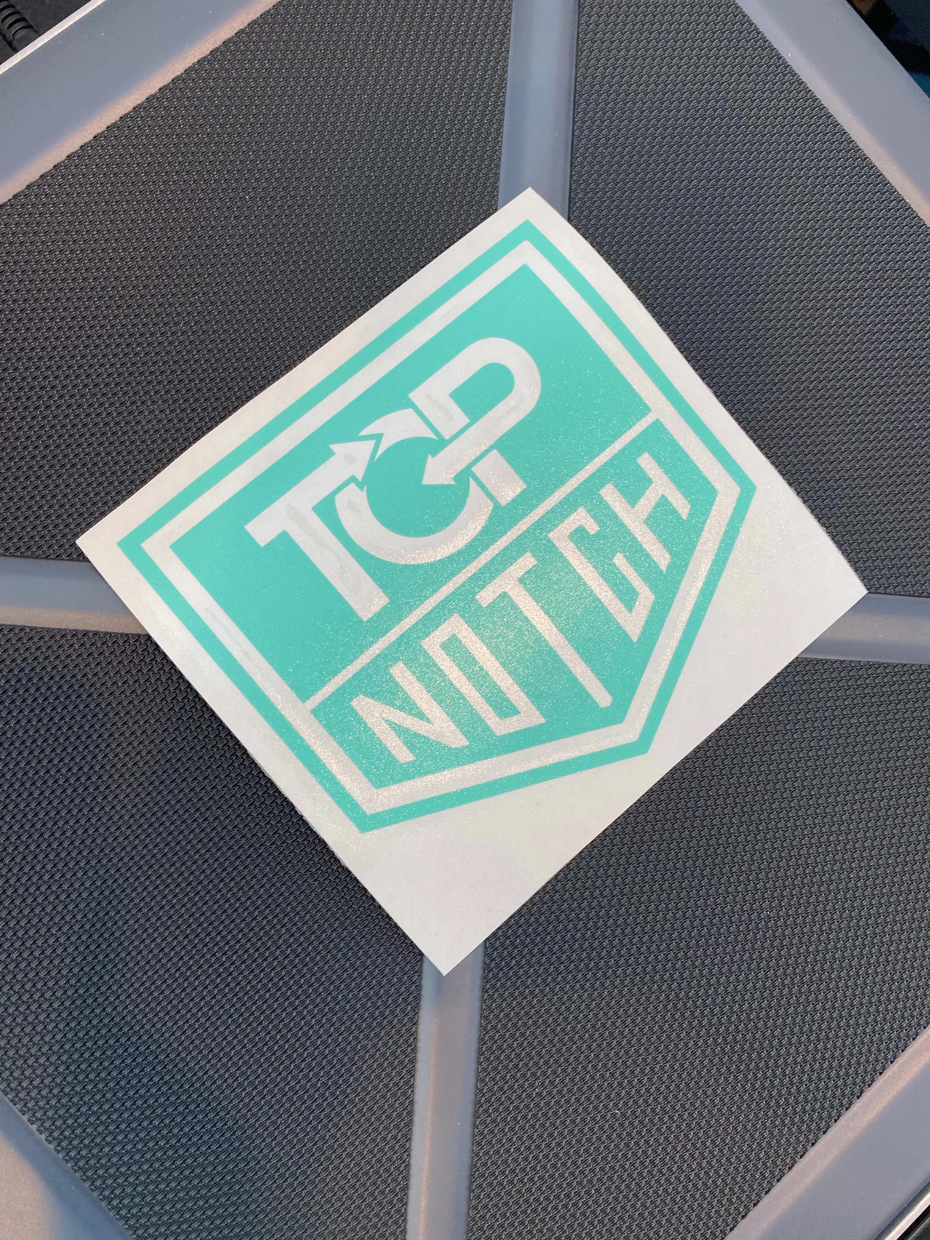 TOP NOTCH SHIELD LOGO STICKERS