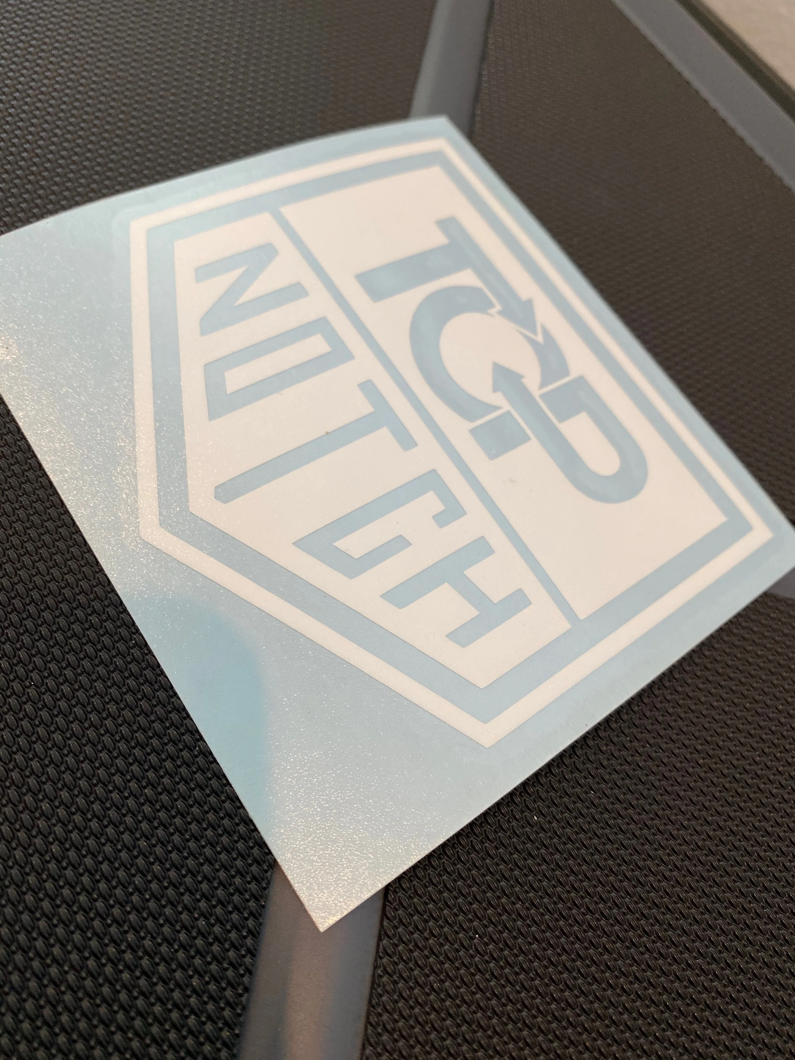 TOP NOTCH SHIELD LOGO STICKERS