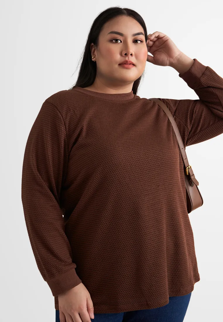 Toria Long Sleeve Knit Jumper Top