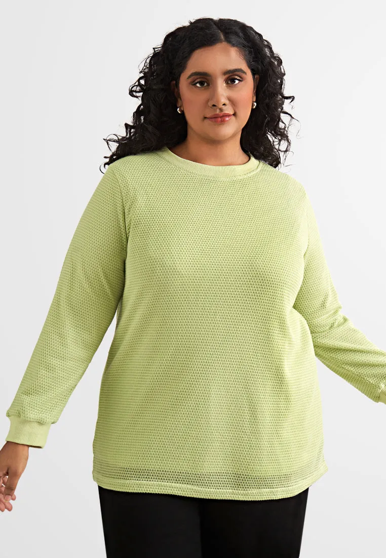 Toria Long Sleeve Knit Jumper Top