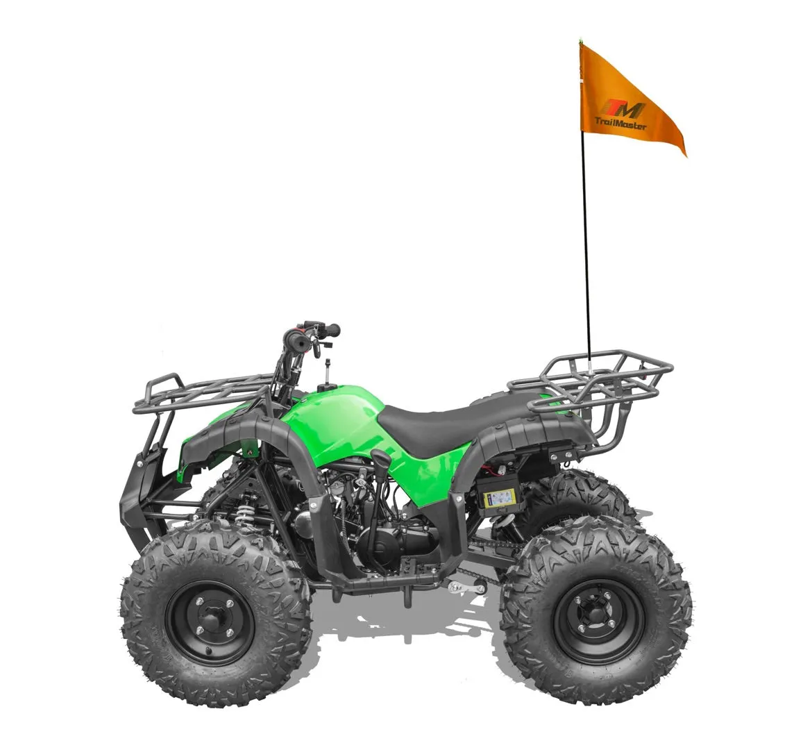 TrailMaster T125U Rancher ATV, 125cc, Automatic Transmission with Reverse, 19-Inch Tires, 8-Inch Rims