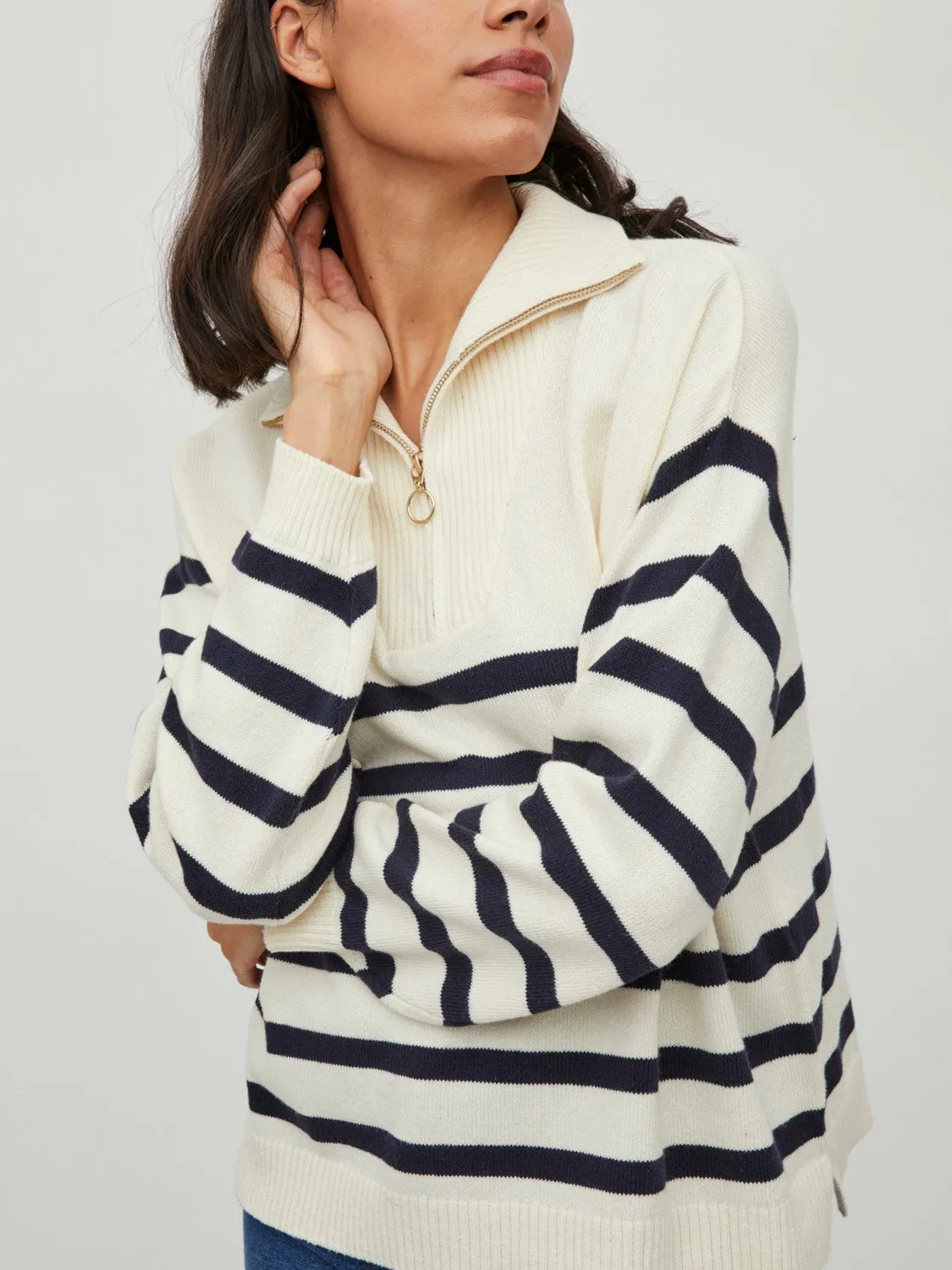 Visuza Knit Jumper (Navy)