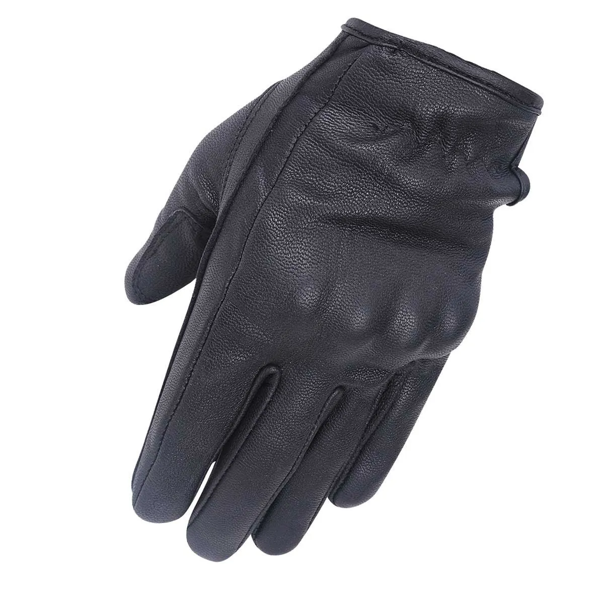 VL473 Vance Leather Armored Knuckle Riding Gloves