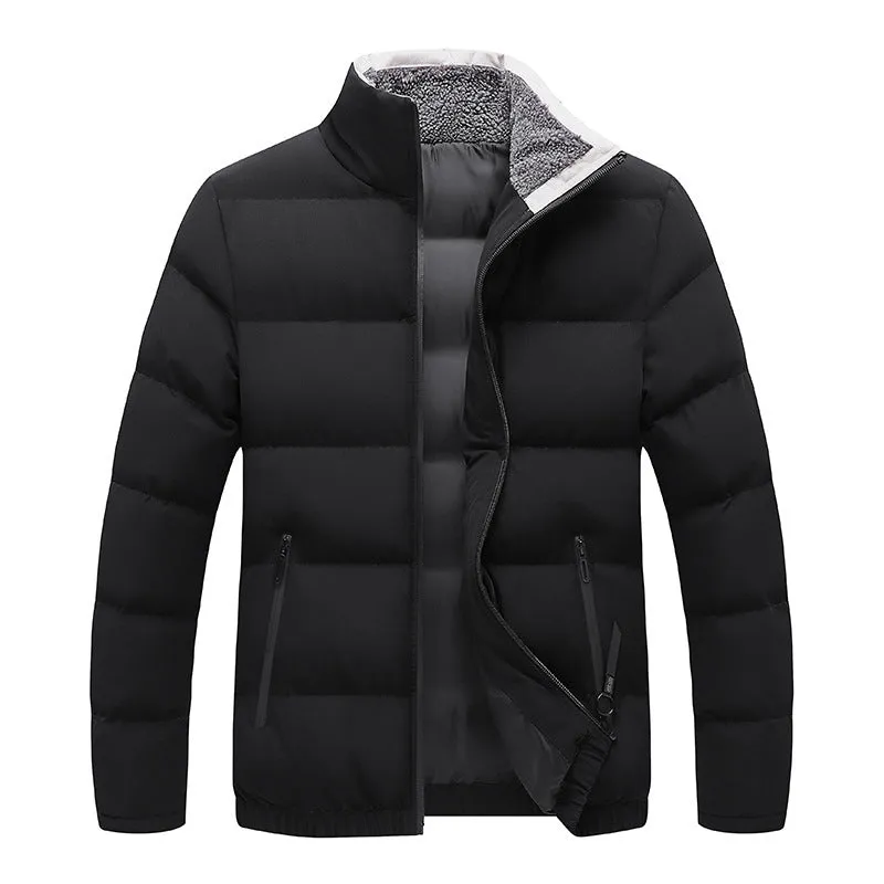 Warm Winter Plus Fleece Jacket Casual All-match