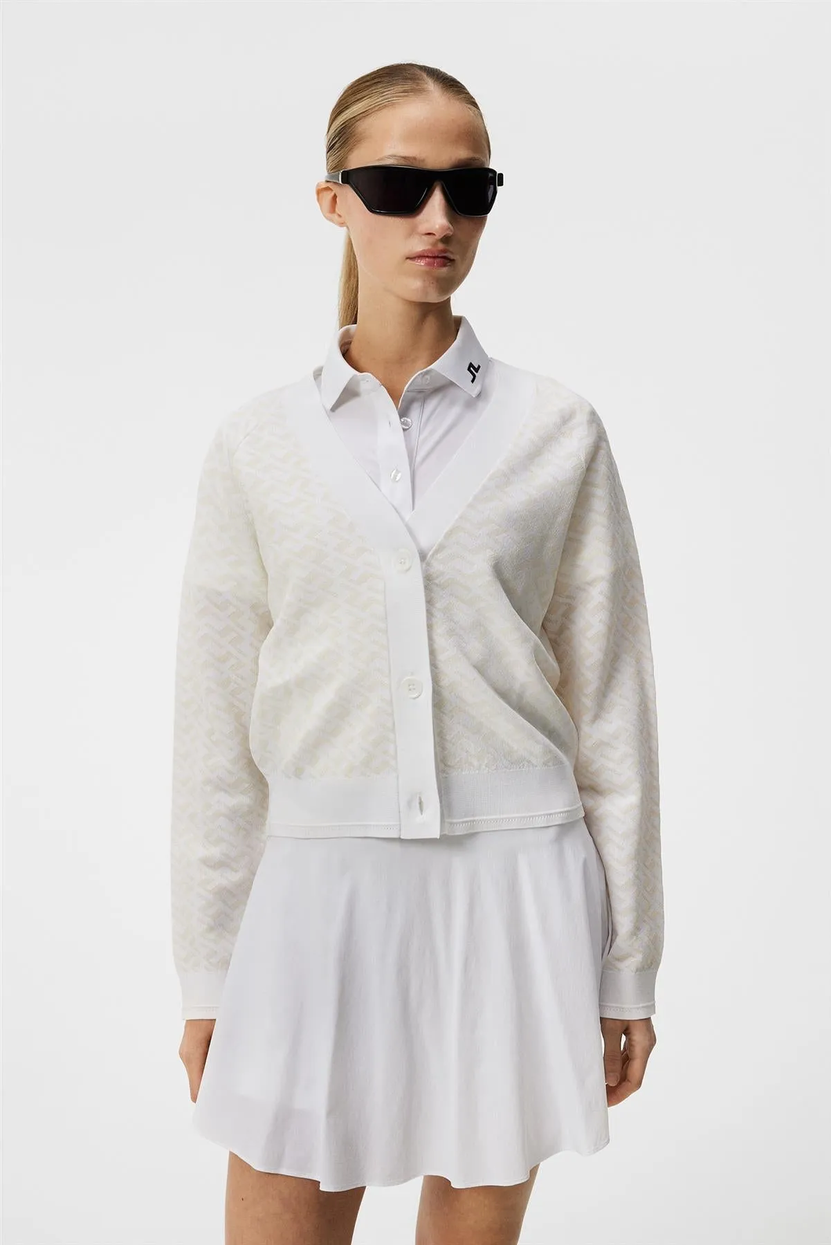 Womens Hanna Knitted Cardigan White - SU23