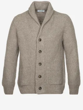 Wool Cardigan Beige