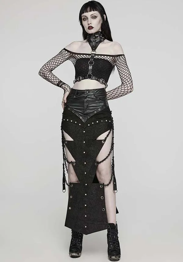 Xena Chained | HIGH SPLIT SKIRT*