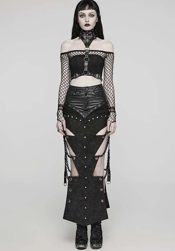 Xena Chained | HIGH SPLIT SKIRT*