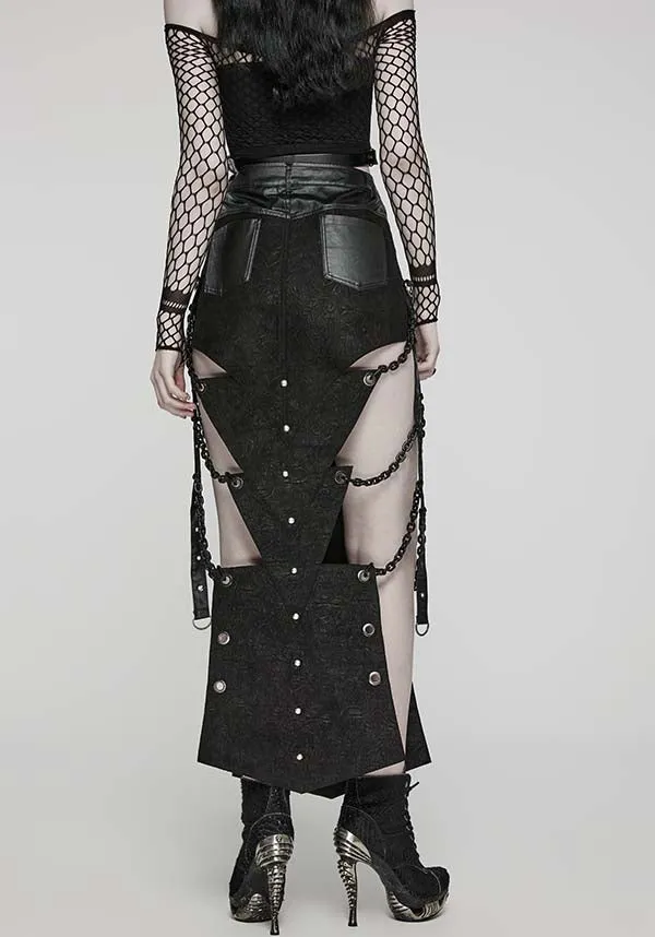 Xena Chained | HIGH SPLIT SKIRT*