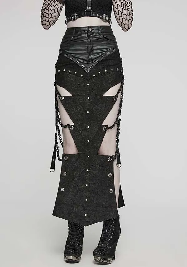 Xena Chained | HIGH SPLIT SKIRT*